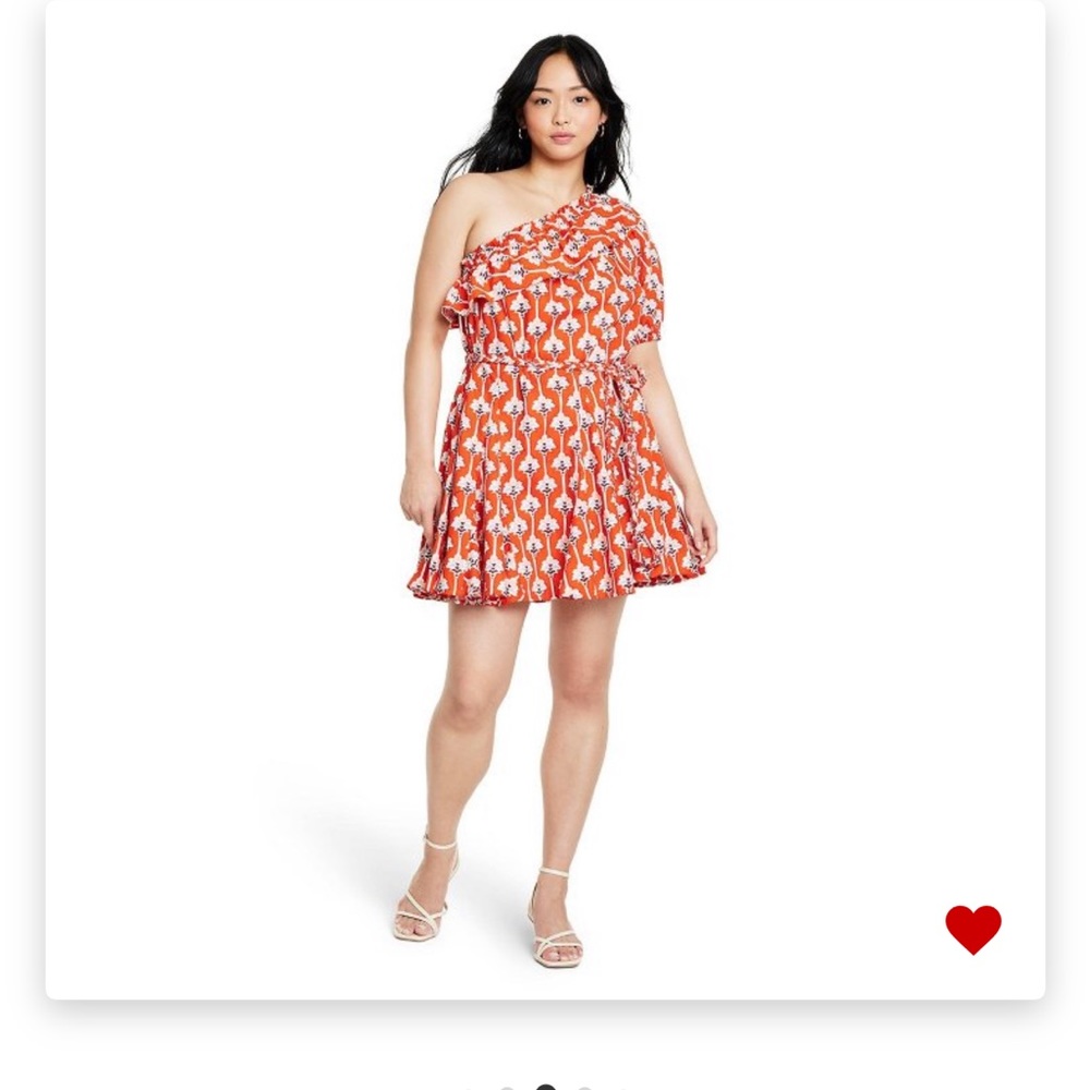 Women's Lotus Floral Print One
Shoulder Mini Dress - RHODE × Target
S BNWT
